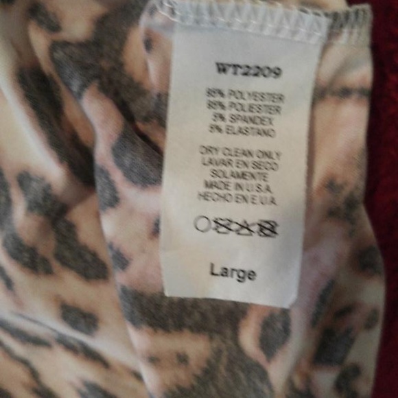 Pink Animal print top - Picture 5 of 7